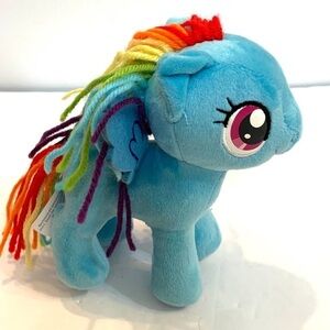 My Little Pony Plush Rainbow Dash 6" Stuffed Animal Toy Figure YARN Mane